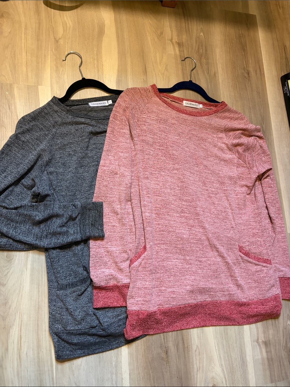 Two Tunic Tops with Pockets